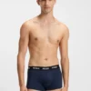 Three-pack of logo trunks in stretch cotton