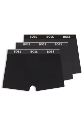 Three-pack of logo-waistband boxer briefs