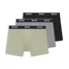 Three-pack of logo-waistband boxer briefs