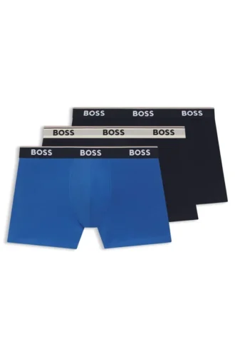 Three-pack of logo-waistband boxer briefs