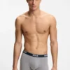 Three-pack of logo-waistband boxer briefs