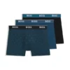 Three-pack of logo-waistband boxer briefs in stretch cotton