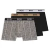 Three-pack of logo-waistband boxer briefs in stretch cotton