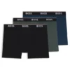 Three-pack of logo-waistband boxer briefs in stretch cotton