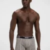 Three-pack of logo-waistband boxer briefs in stretch cotton
