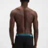 Three-pack of logo-waistband boxer briefs in stretch cotton