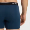 Three-pack of logo-waistband boxer briefs in stretch cotton
