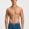 Three-pack of logo-waistband boxer briefs in stretch cotton