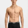 Three-pack of logo-waistband boxer briefs in stretch cotton