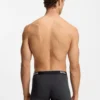 Three-pack of logo-waistband trunks in stretch cotton