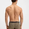 Three-pack of logo-waistband trunks in stretch cotton