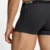 Three-pack of logo-waistband trunks in stretch cotton