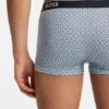 Three-pack of logo-waistband trunks in stretch cotton
