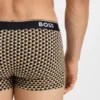 Three-pack of logo-waistband trunks in stretch cotton