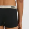 Three-pack of logo-waistband trunks in stretch cotton