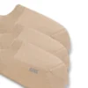 Three-pack of no-show socks in a cotton blend