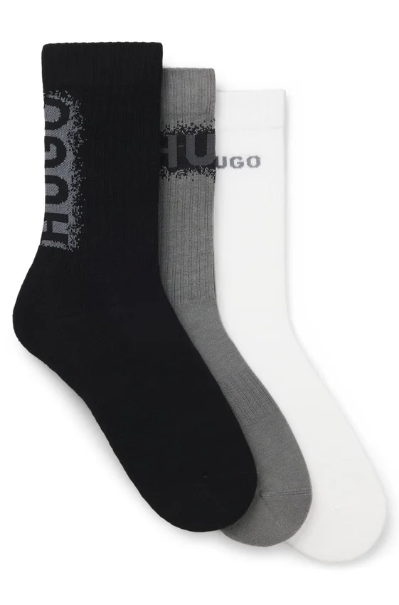 Three-pack of short-length socks Three-pack of short-length socks