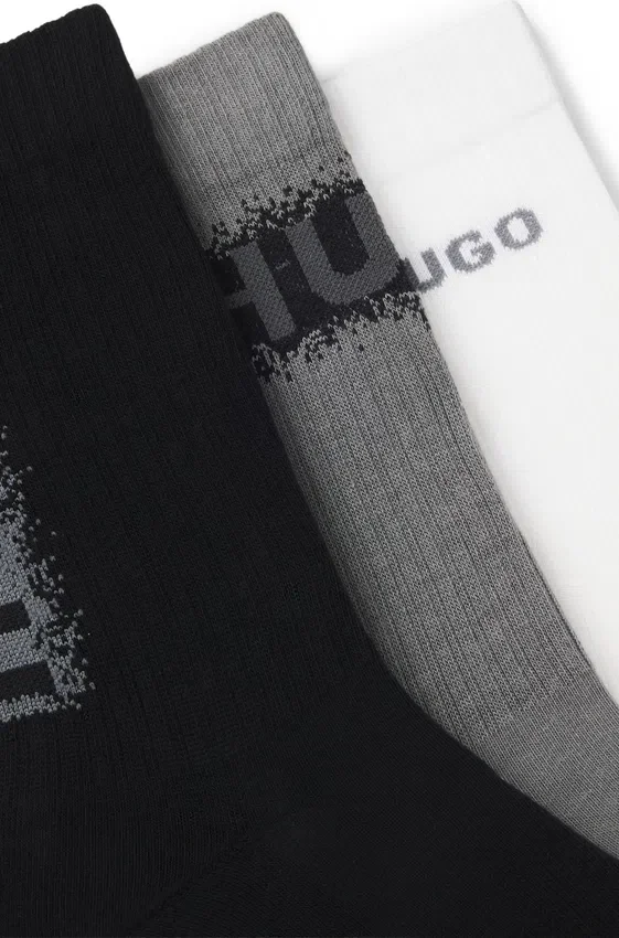 Three-pack of short-length socks Three-pack of short-length socks