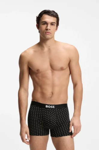 Three-pack of stretch-cotton boxer briefs