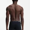 Three-pack of stretch-cotton boxer briefs with logo waistband