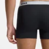 Three-pack of stretch-cotton boxer briefs with logo waistband