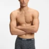 Three-pack of stretch-cotton boxer briefs with logo waistband