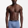 Three-pack of stretch-cotton boxer briefs with logo waistband