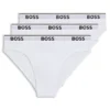 Three-pack of stretch-cotton briefs with logo waistband