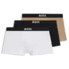 Three-pack of stretch-cotton trunks