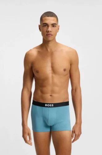 Three-pack of stretch-cotton trunks