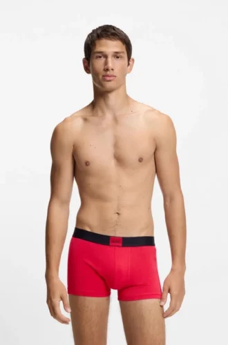 Three-pack of stretch-cotton trunks