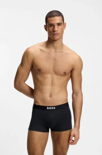 Three-pack of stretch-cotton trunks