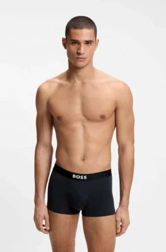 Three-pack of stretch-cotton trunks