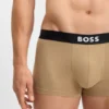 Three-pack of stretch-cotton trunks