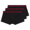 Three-pack of stretch-cotton trunks with logo waistbands