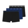 Three-pack of stretch-cotton trunks with logo waistbands