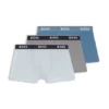 Three-pack of stretch-cotton trunks with logo waistbands