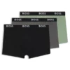 Three-pack of stretch-cotton trunks with logo waistbands