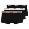 Three-pack of stretch-cotton trunks with logo waistbands