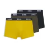 Three-pack of stretch-cotton trunks with logo waistbands