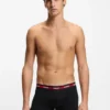 Three-pack of stretch-cotton trunks with logo waistbands