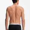 Three-pack of stretch-cotton trunks with logo waistbands