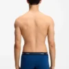 Three-pack of stretch-cotton trunks with logo waistbands