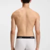 Three-pack of stretch-cotton trunks with logo waistbands