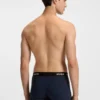 Three-pack of stretch-cotton trunks with logo waistbands