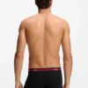 Three-pack of stretch-cotton trunks with logo waistbands