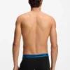 Three-pack of stretch-cotton trunks with logo waistbands