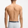 Three-pack of stretch-cotton trunks with logo waistbands