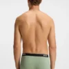 Three-pack of stretch-cotton trunks with logo waistbands