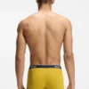 Three-pack of stretch-cotton trunks with logo waistbands
